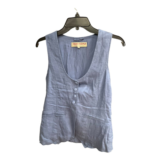 Blue Vest Other Free People, Size Xs