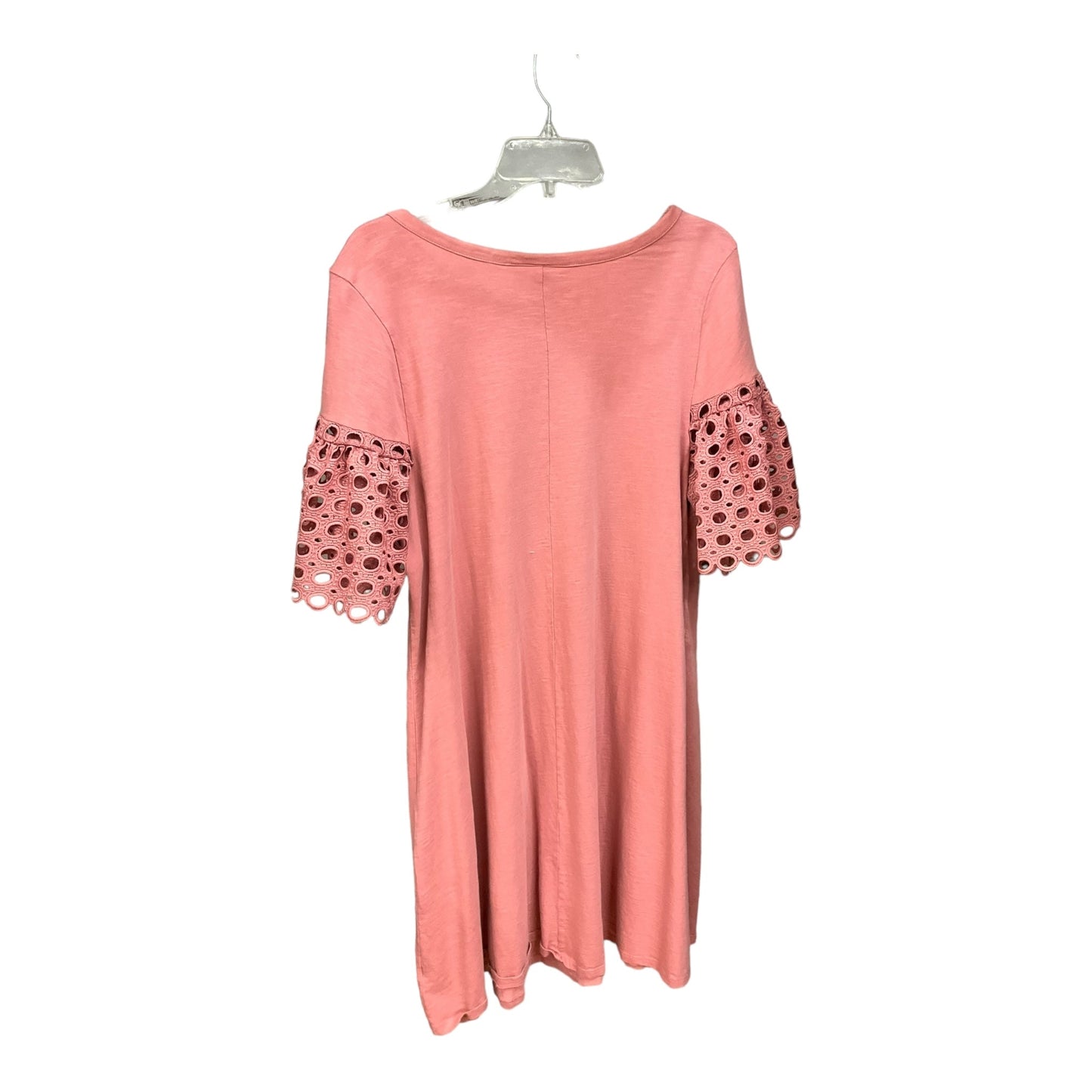 Pink Dress Casual Midi Lane Bryant, Size 2x