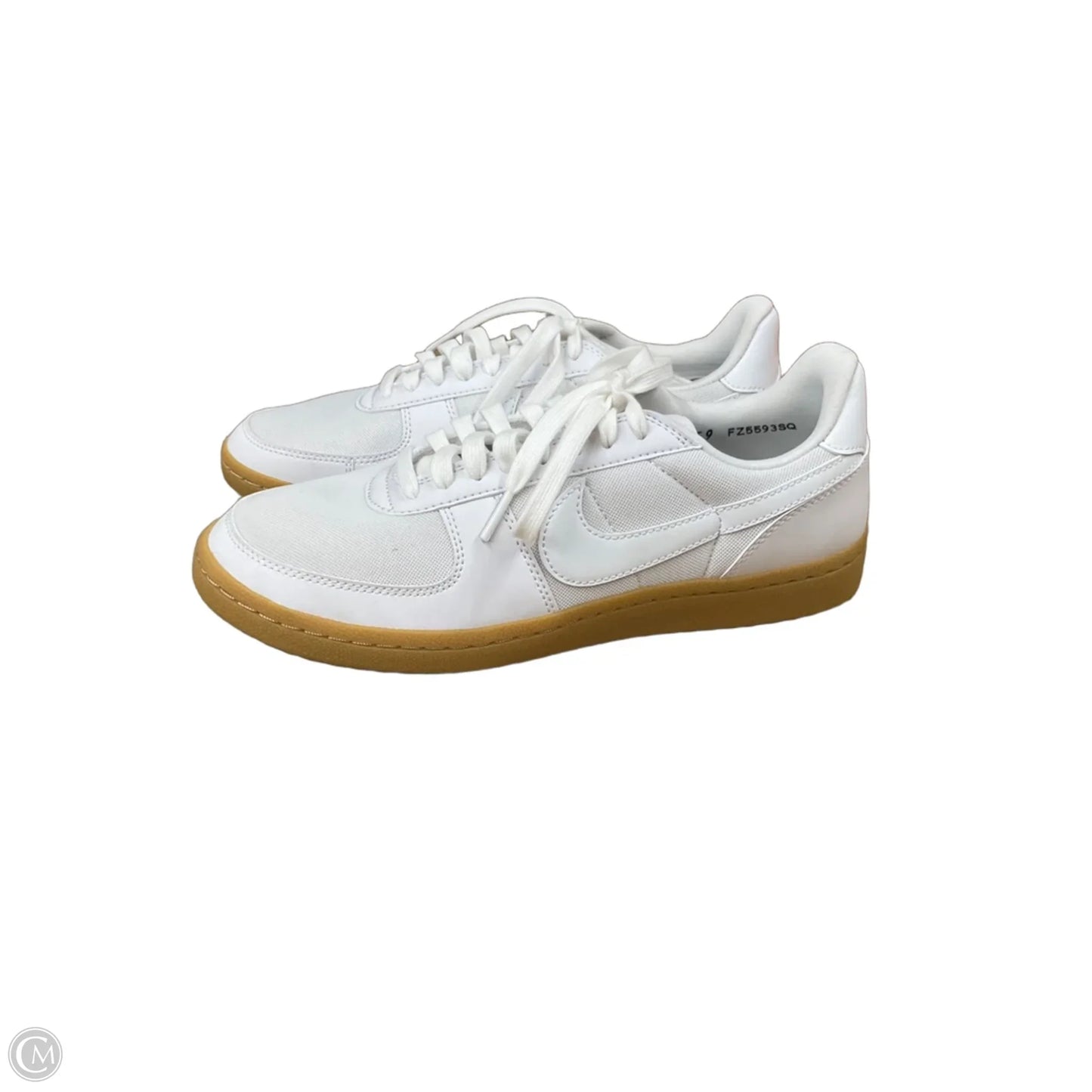 Shoes Athletic By Nike In White, Size: 9