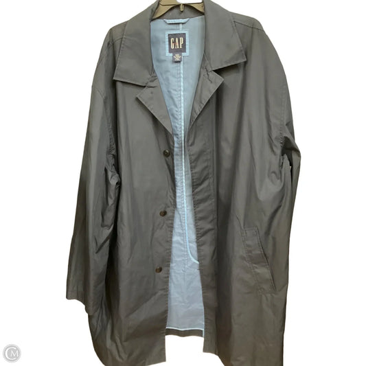 Coat Raincoat By Gap In Blue, Size: 3x