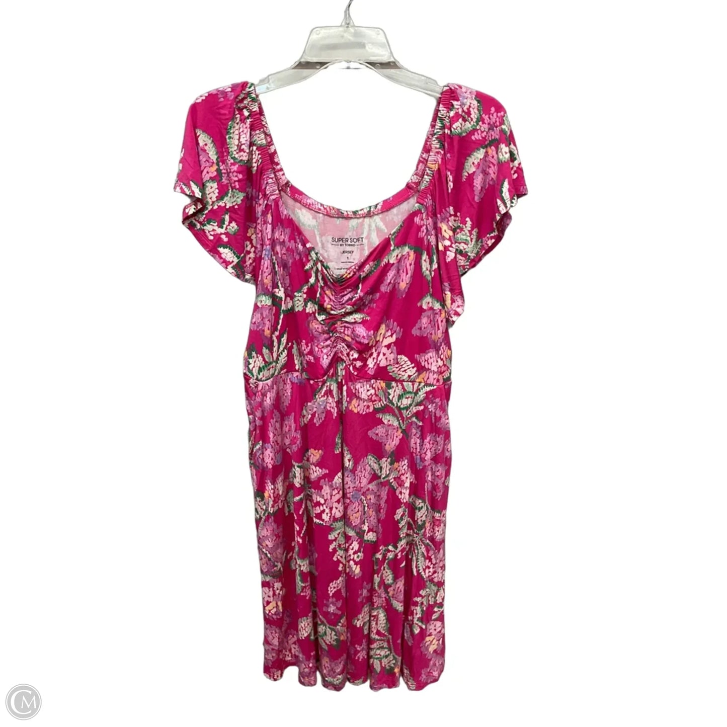 Dress Casual Short By Torrid In Pink, Size: 1x
