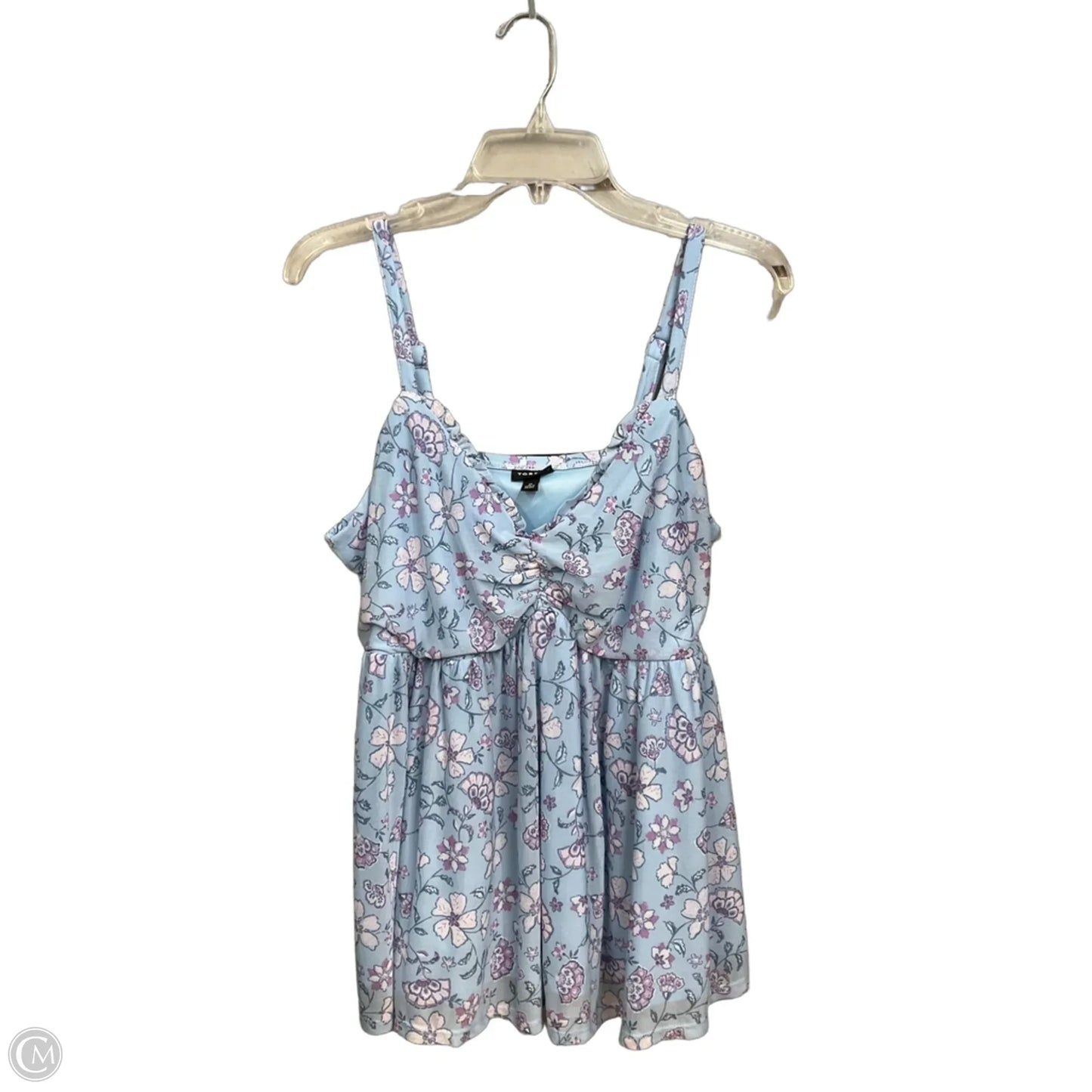 Top Sleeveless By Torrid In Blue, Size: L