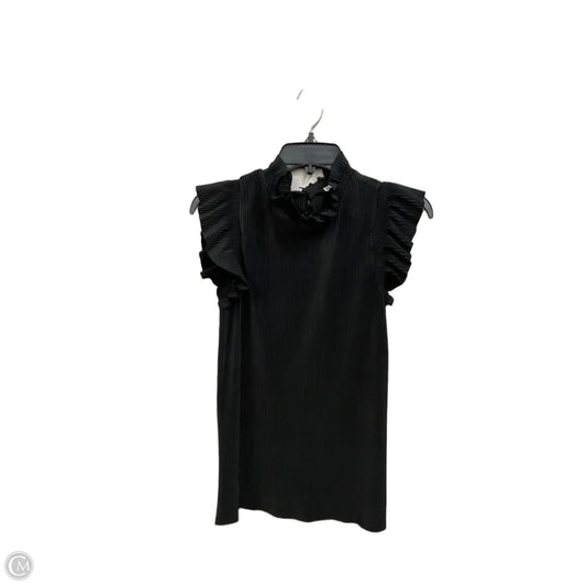 Top Sleeveless By Zara In Black, Size: M