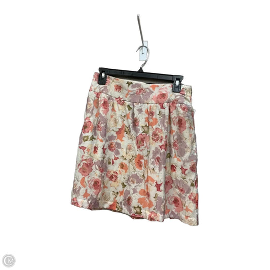 Skirt Mini & Short By Maurices In Floral Print, Size: 4