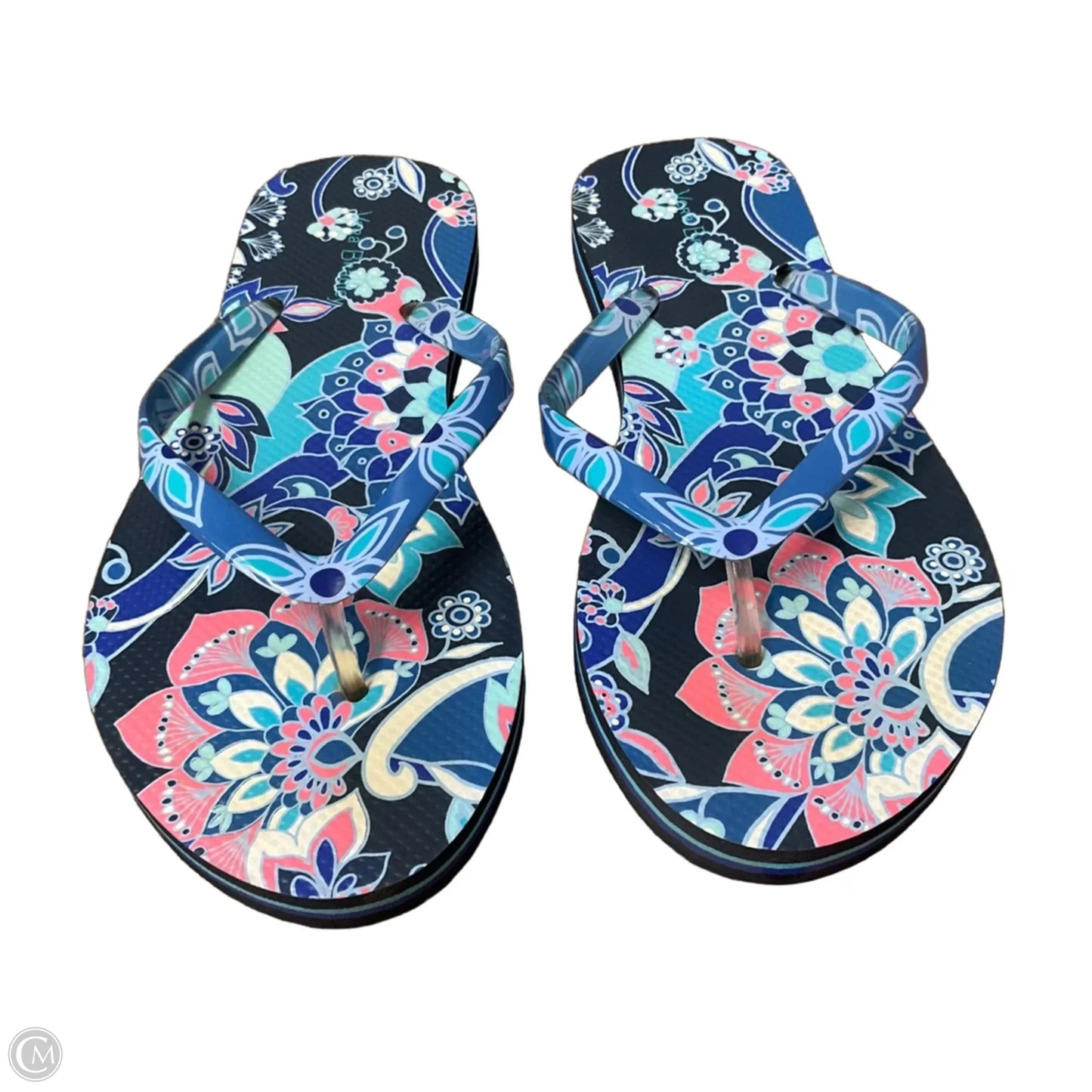Sandals Flip Flops By Vera Bradley In Blue, Size: 7