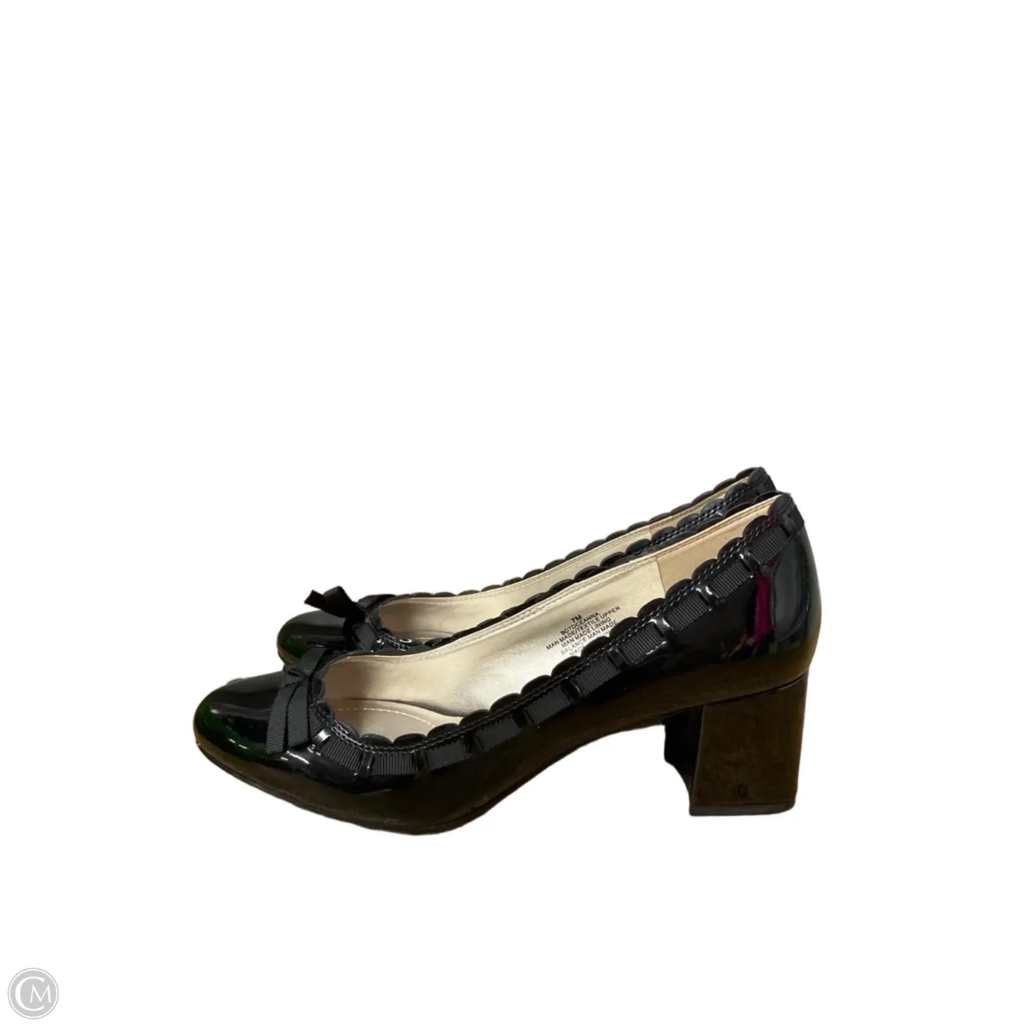 Shoes Heels Kitten By Bandolino In Black, Size: 7