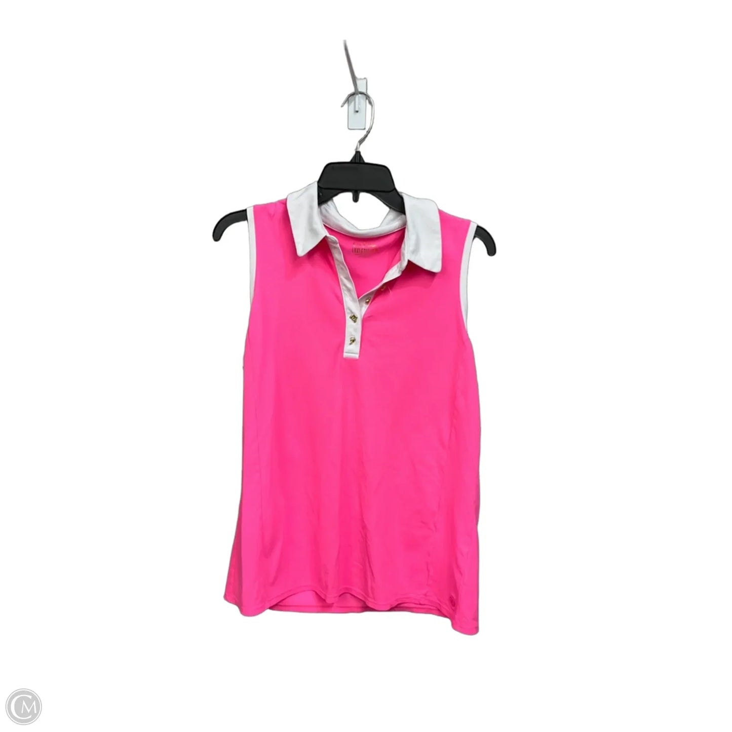 Top Sleeveless Designer By Lilly Pulitzer In Pink, Size: L