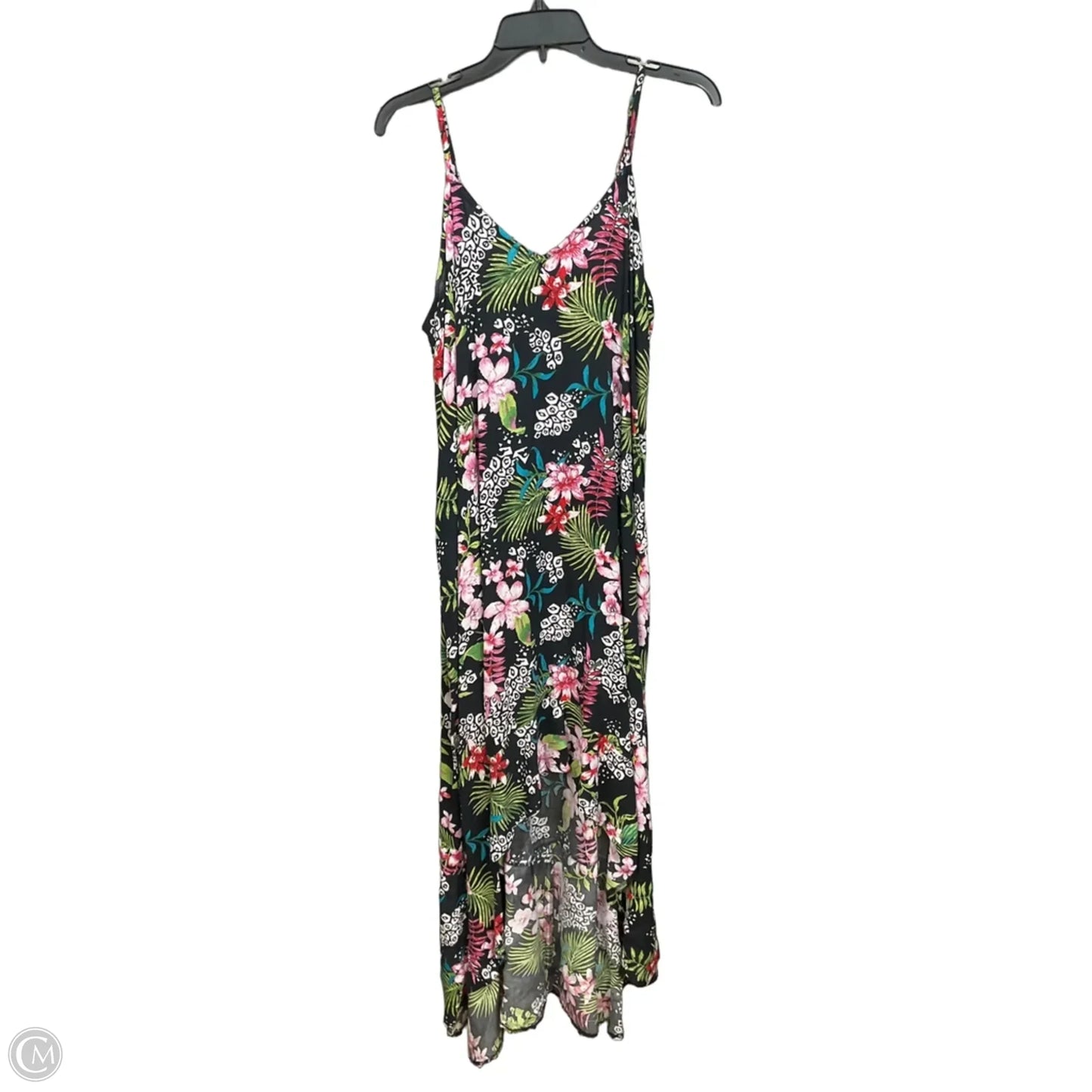 Dress Casual Maxi By Clothes Mentor In Floral Print, Size: L