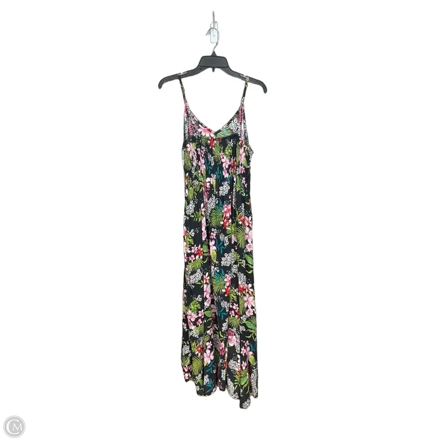Dress Casual Maxi By Clothes Mentor In Floral Print, Size: L