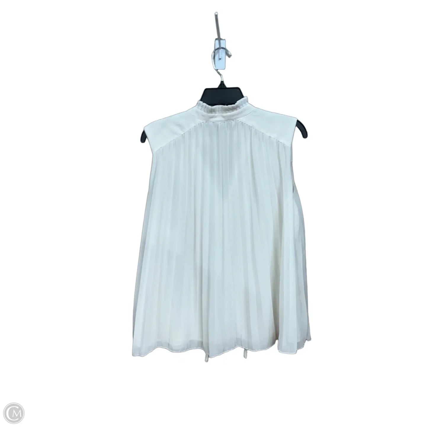 Blouse Sleeveless By H&m In White, Size: S