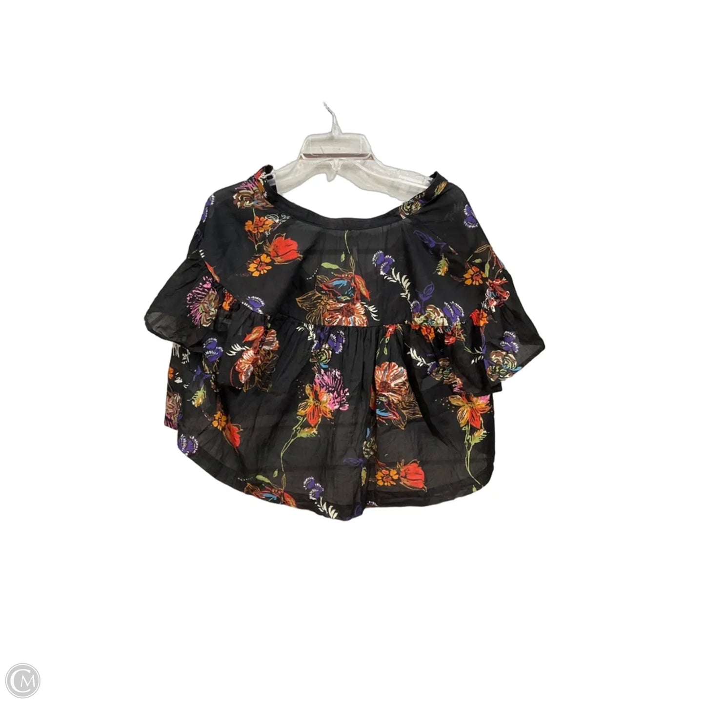 Top Short Sleeve By Free People In Black, Size: S