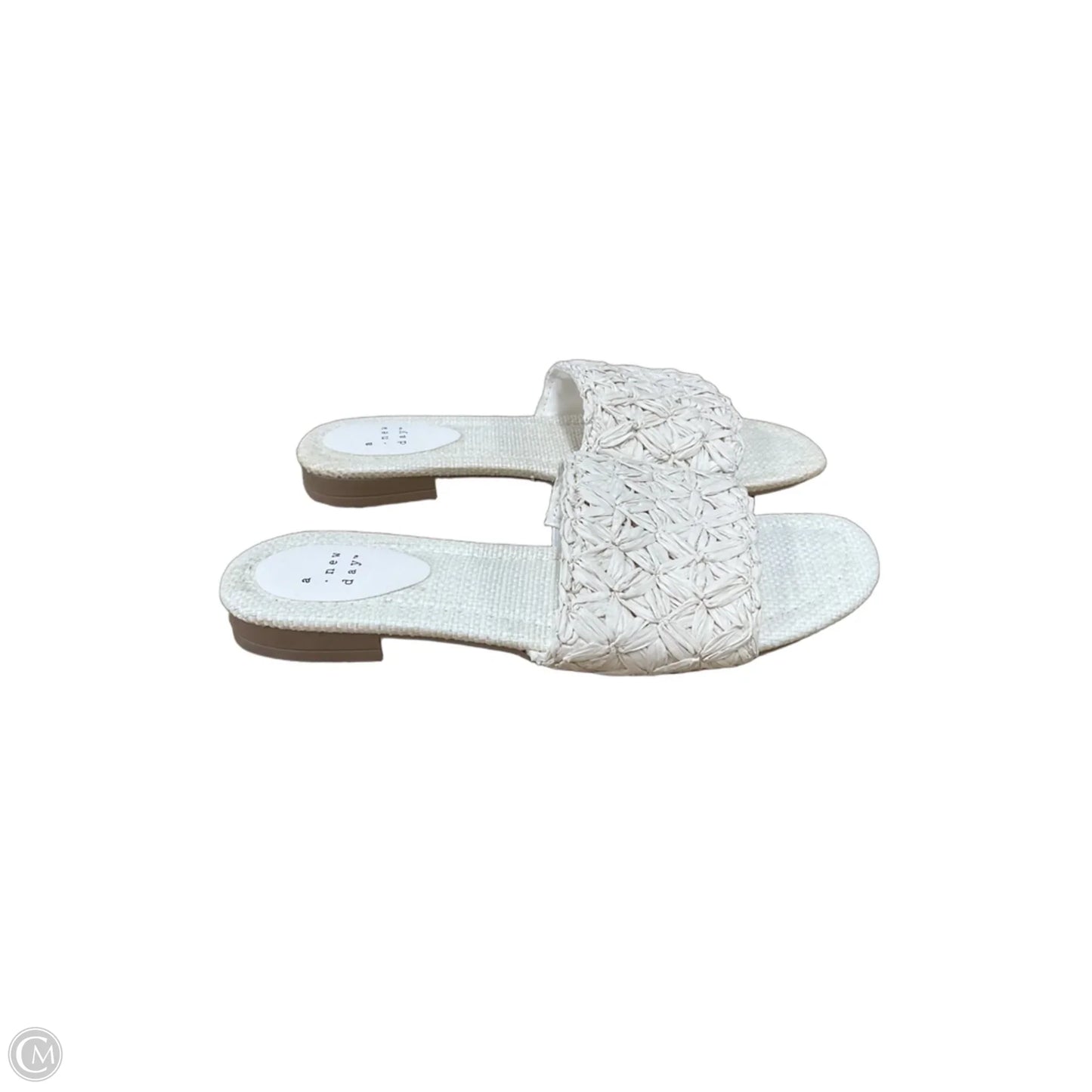 Sandals Flats By A New Day In White, Size: 6