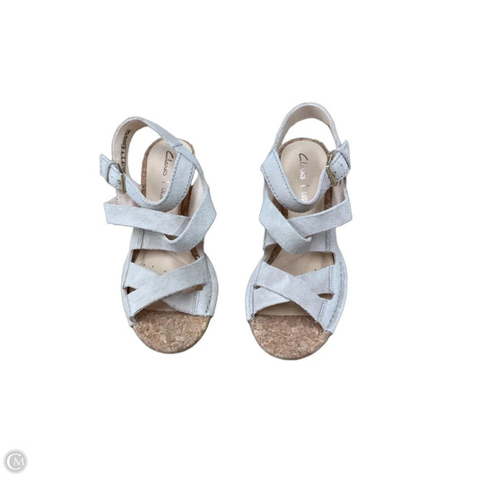 Shoes Heels Kitten By Clarks In Tan, Size: 6