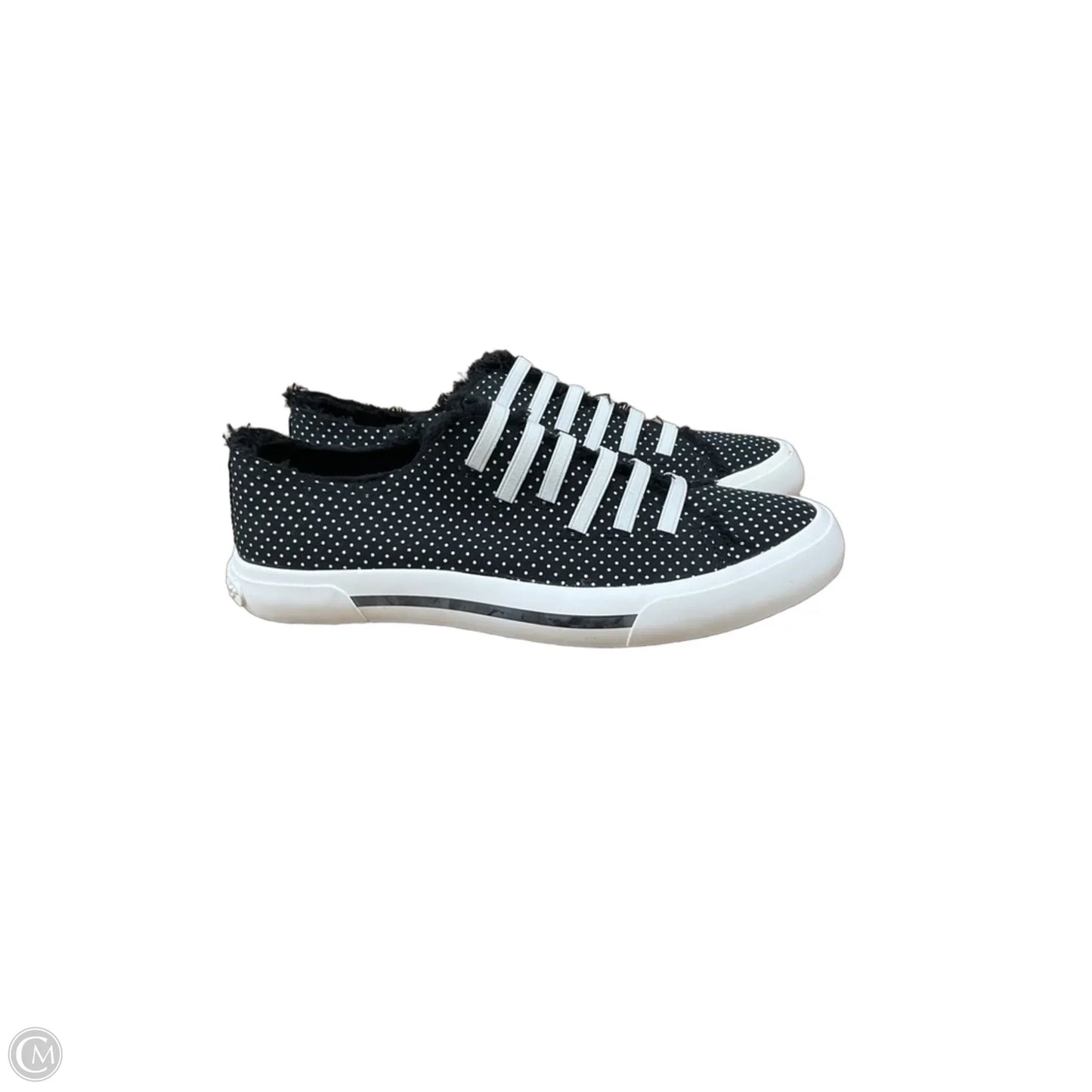 Shoes Sneakers By Rocket Dogs In Polkadot Pattern, Size: 9