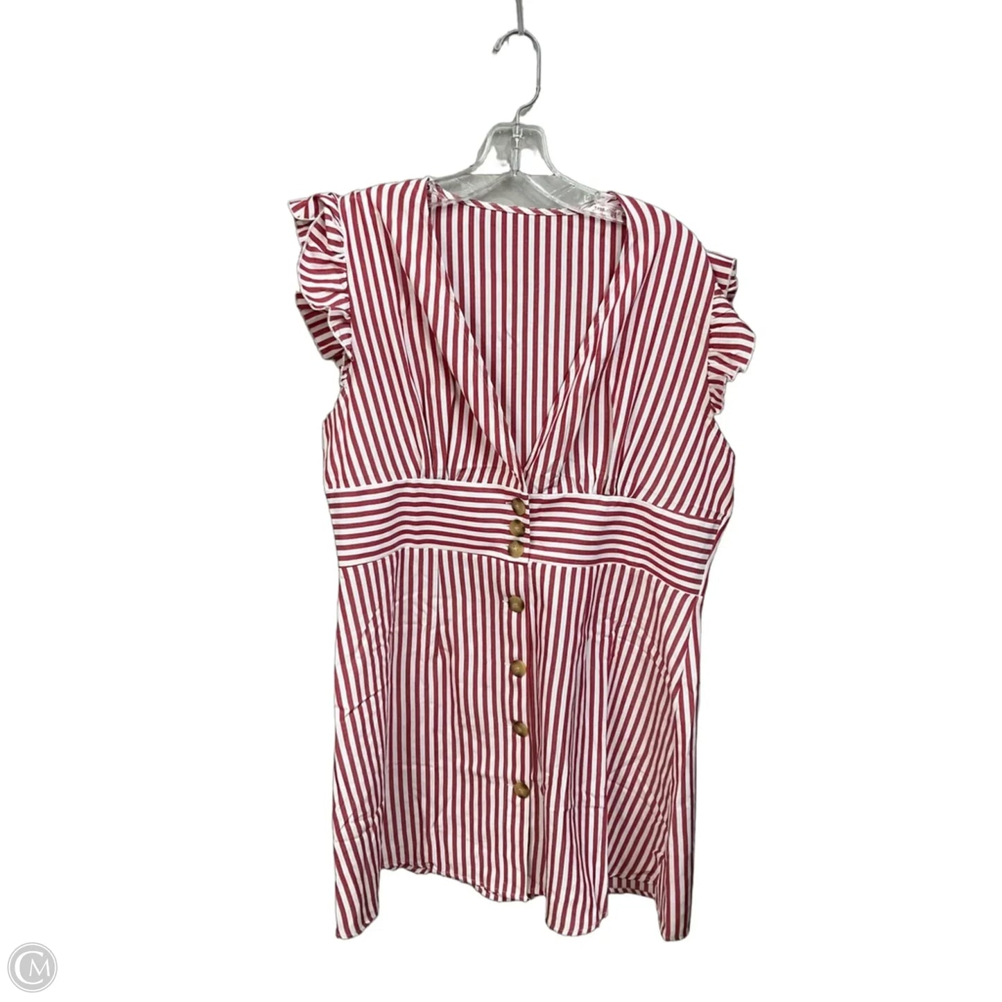 Dress Casual Short By Cupshe In Striped Pattern, Size: Xl