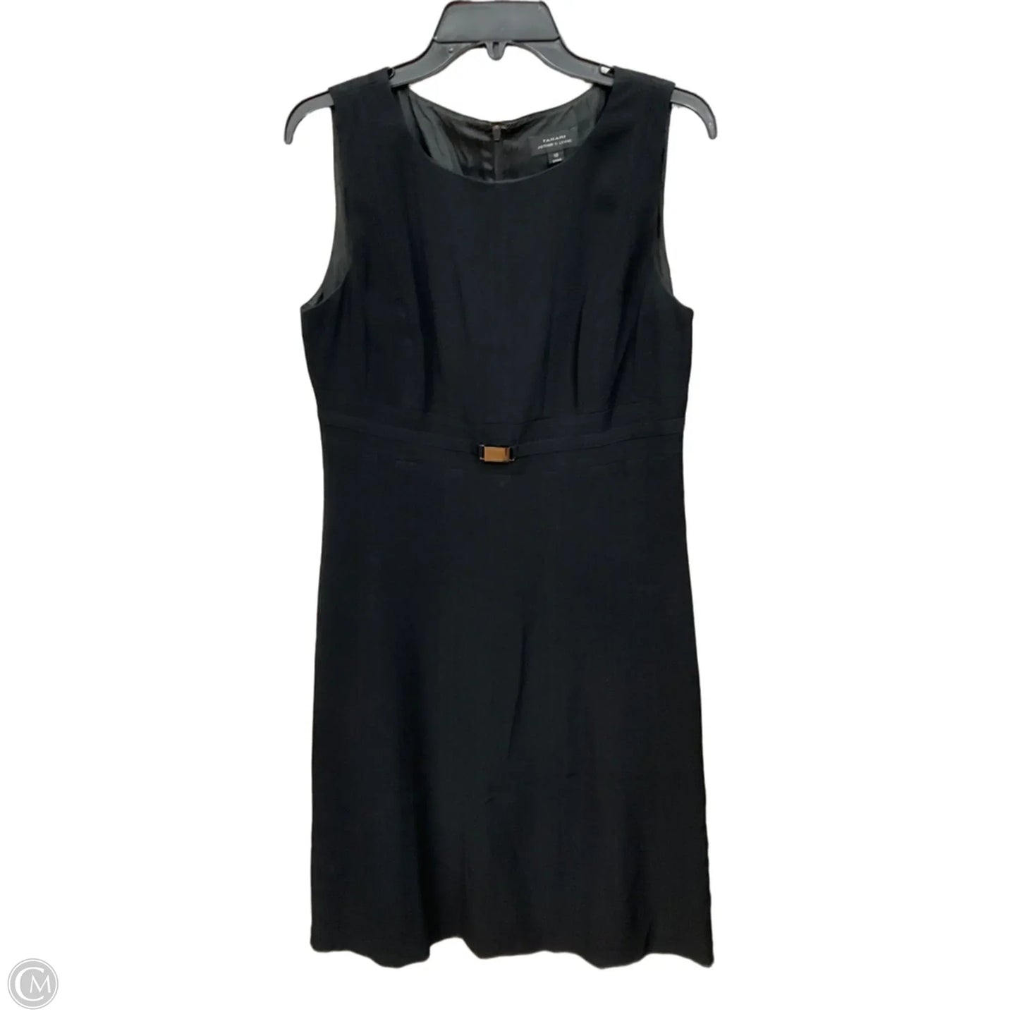 Dress Casual Midi By Tahari In Black, Size: M