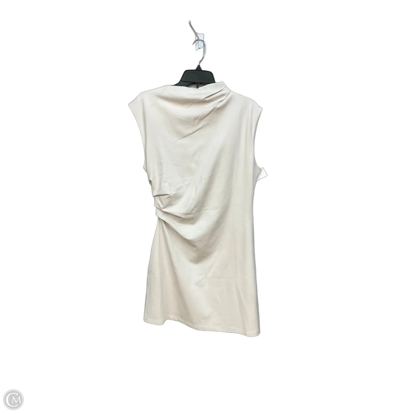 Dress Casual Midi By H&m In Tan, Size: L