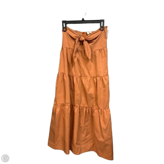 Dress Casual Maxi By Blue Tassel In Orange, Size: Sp