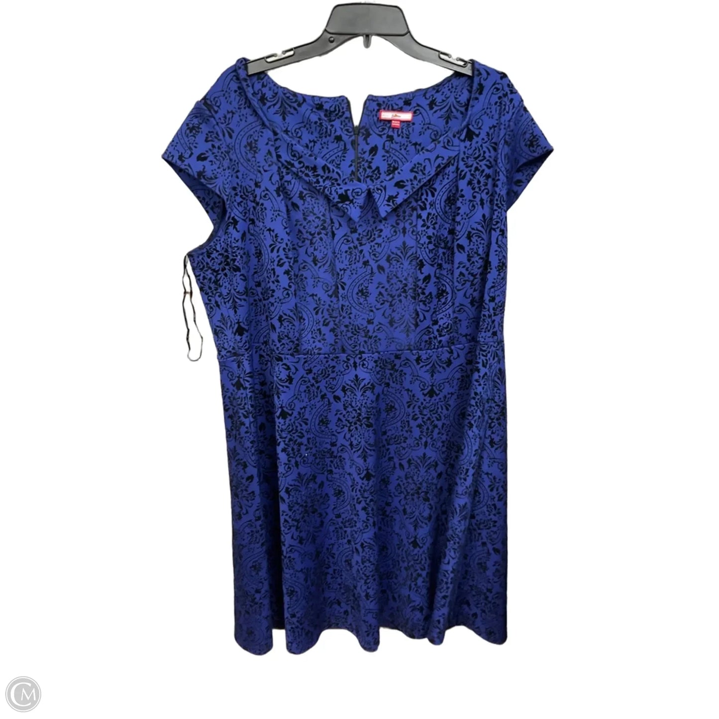 Dress Casual Short By Clothes Mentor In Blue, Size: 3x