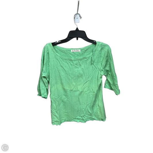 Top Short Sleeve By We The Free In Green, Size: L