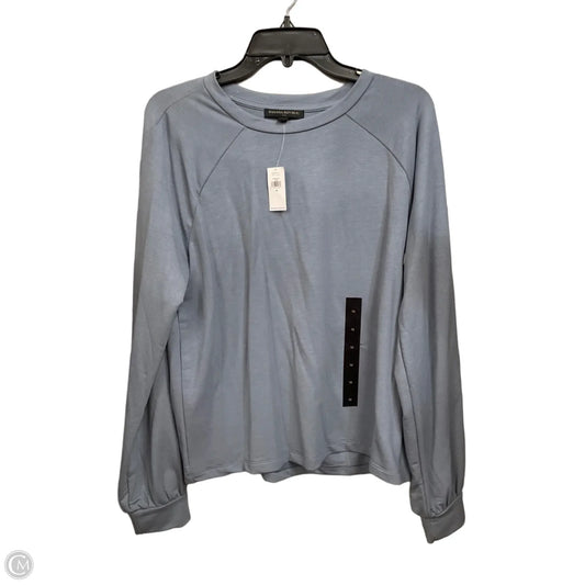 Top Long Sleeve By Banana Republic In Blue, Size: M