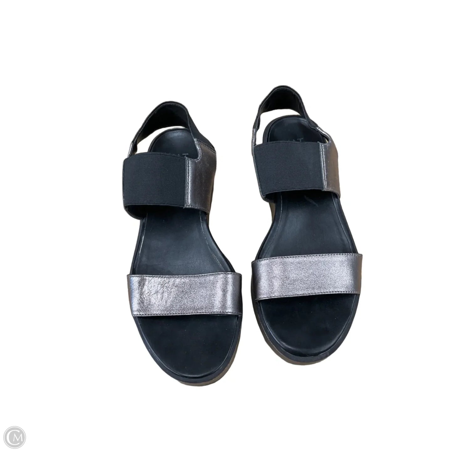 Sandals Heels Platform By Naturalizer In Grey, Size: 8.5