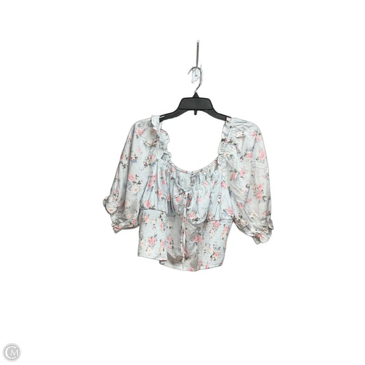 Top 2pc Short Sleeve By Torrid In Floral Print, Size: L