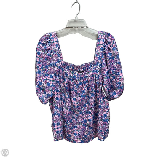 Top Short Sleeve By Vineyard Vines In Purple, Size: Xl