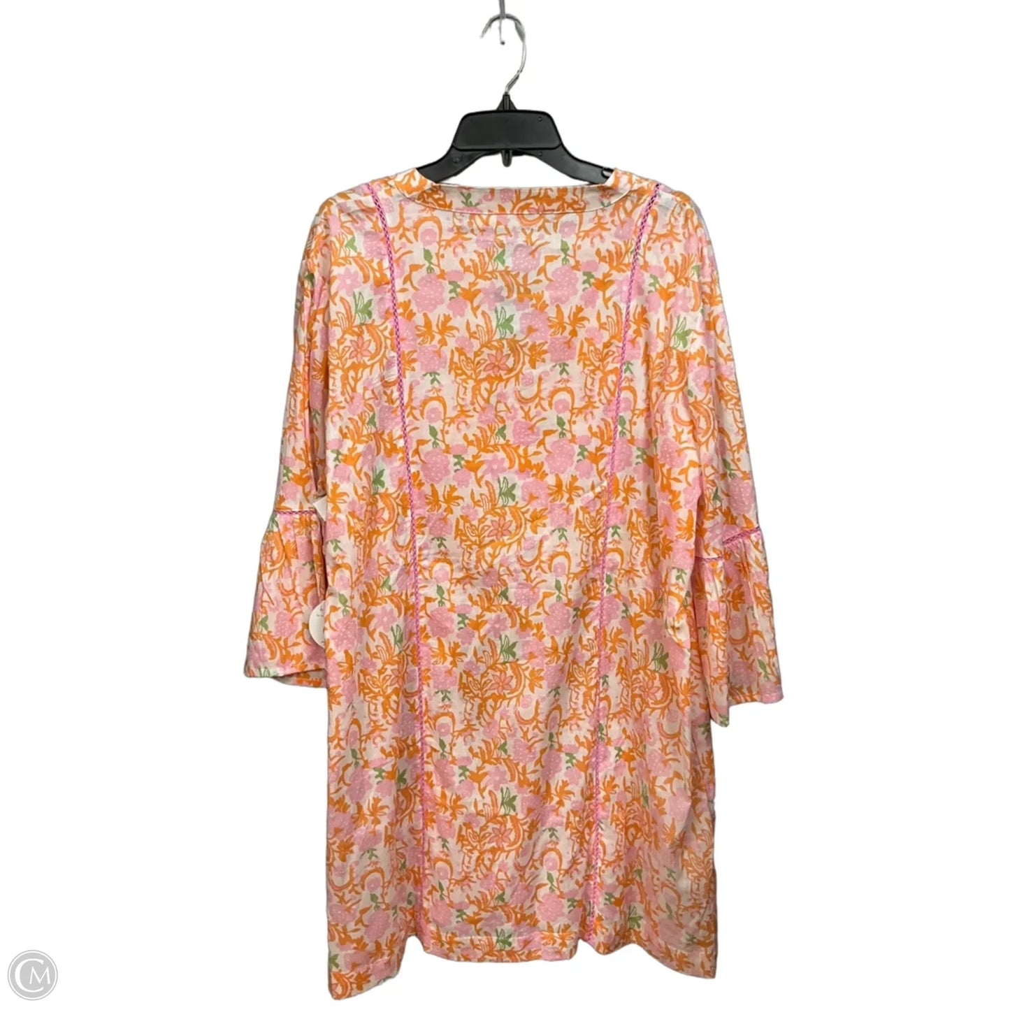 Dress Casual Short By Clothes Mentor In Orange & Pink, Size: Xl