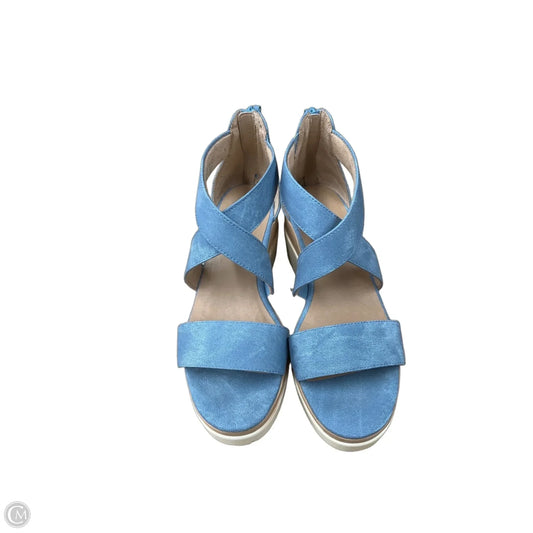 Sandals Heels Platform By Naturalizer In Blue, Size: 9