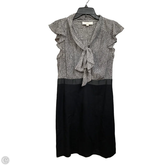 Dress Casual Short By Loft In Black & White, Size: M