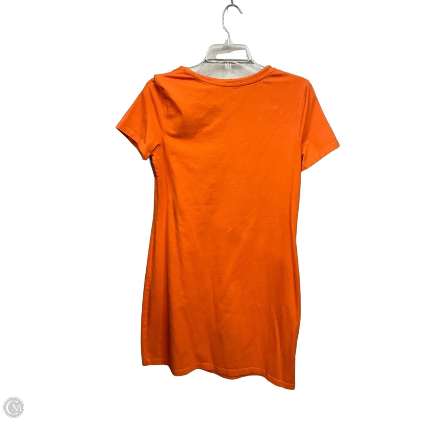 Dress Casual Short By Calvin Klein In Orange, Size: M