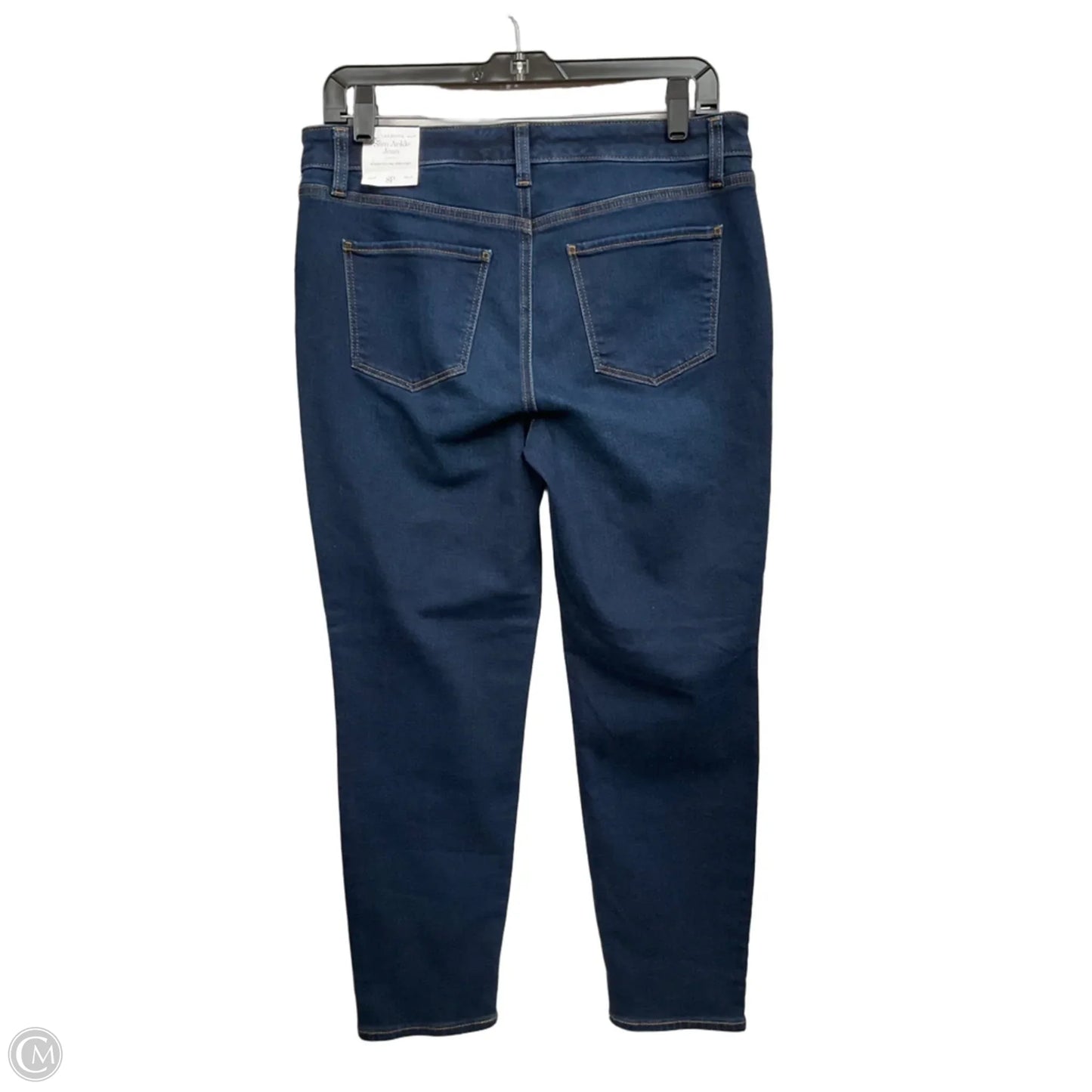 Jeans Skinny By Talbots In Blue Denim, Size: 8p