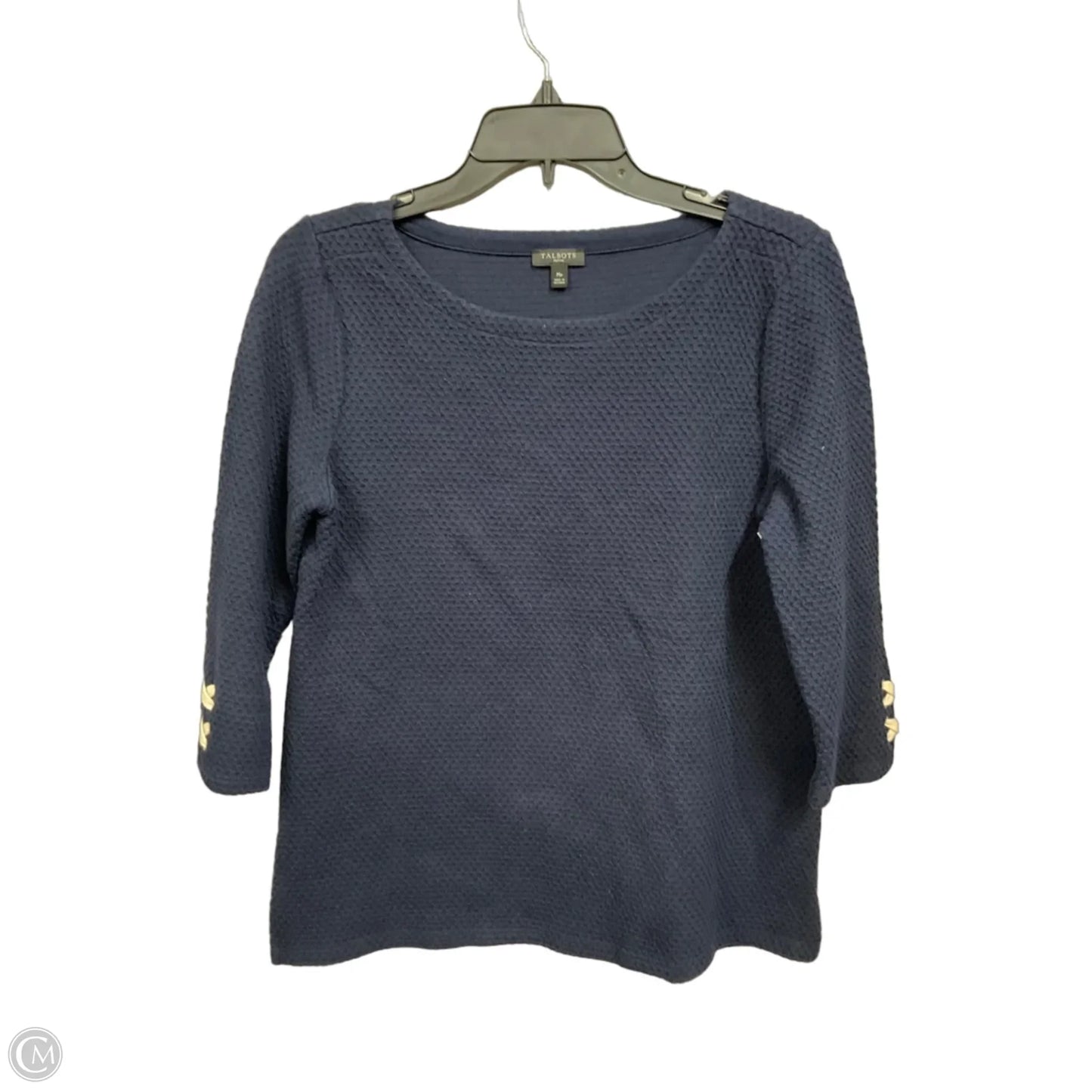 Top Long Sleeve By Talbots In Navy, Size: Mp