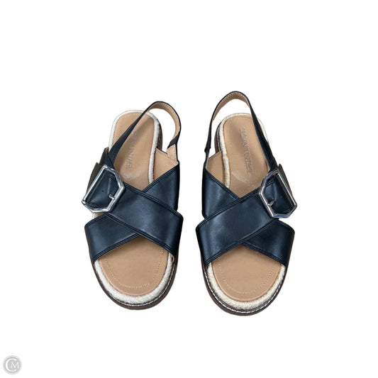 Sandals Flats By Crown Vintage In Black, Size: 7