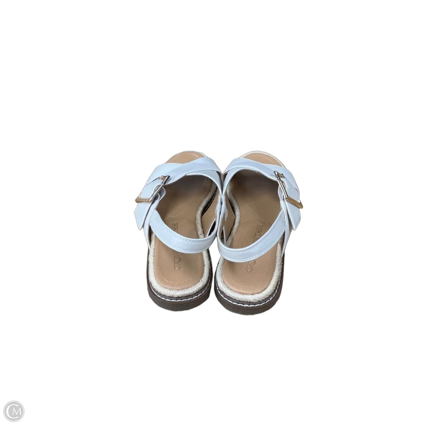 Sandals Flats By Crown Vintage In Beige, Size: 7