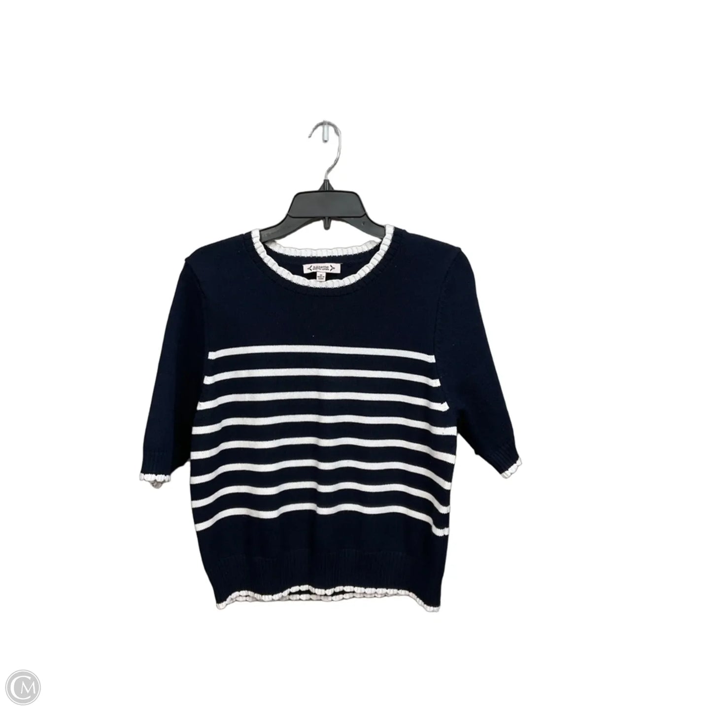 Top Short Sleeve By Nanette By Nanette Lepore In Navy, Size: M