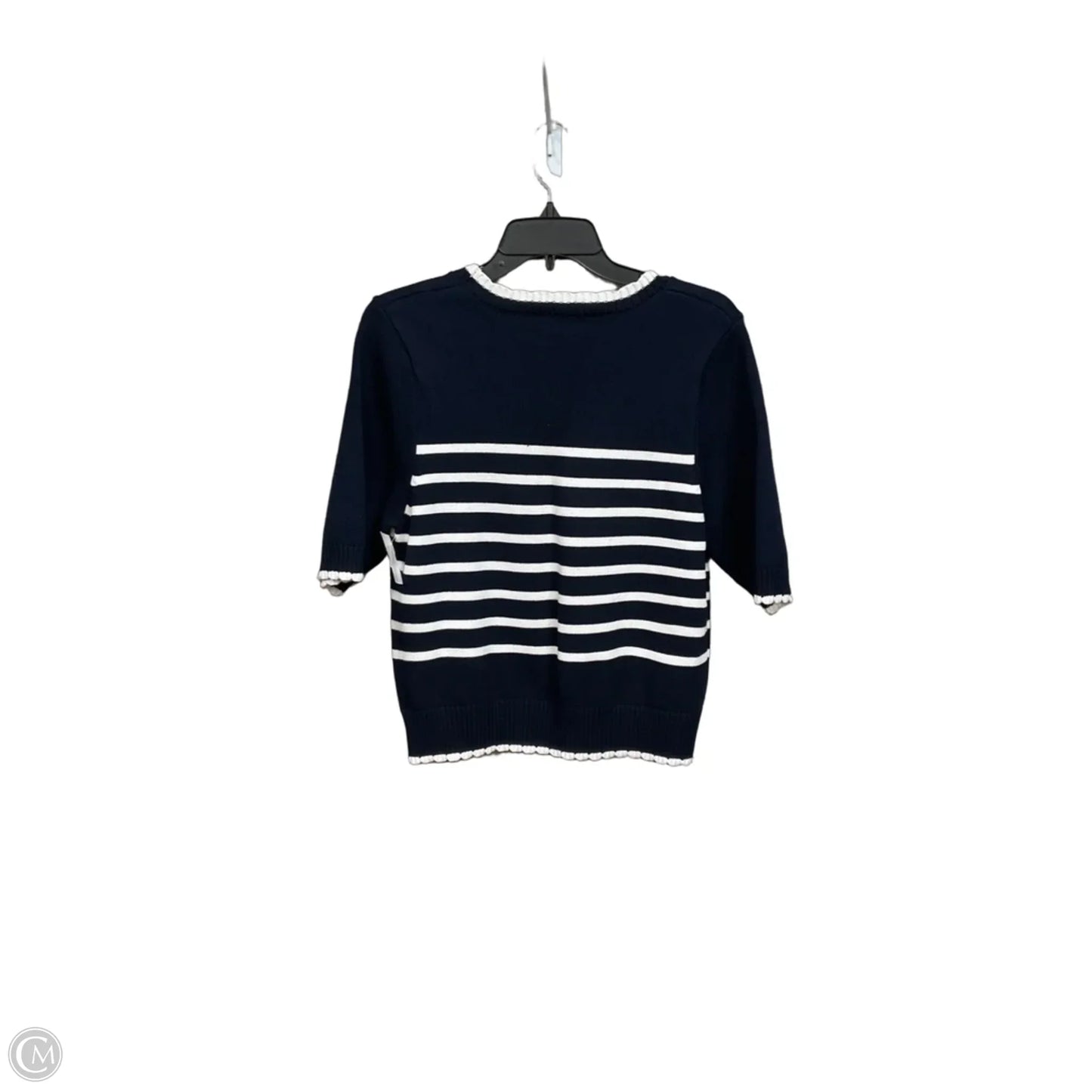 Top Short Sleeve By Nanette By Nanette Lepore In Navy, Size: M