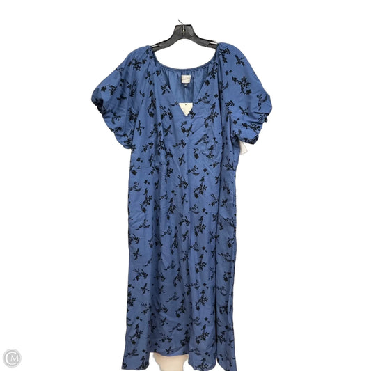 Dress Casual Maxi By Universal Thread In Blue, Size: 1x