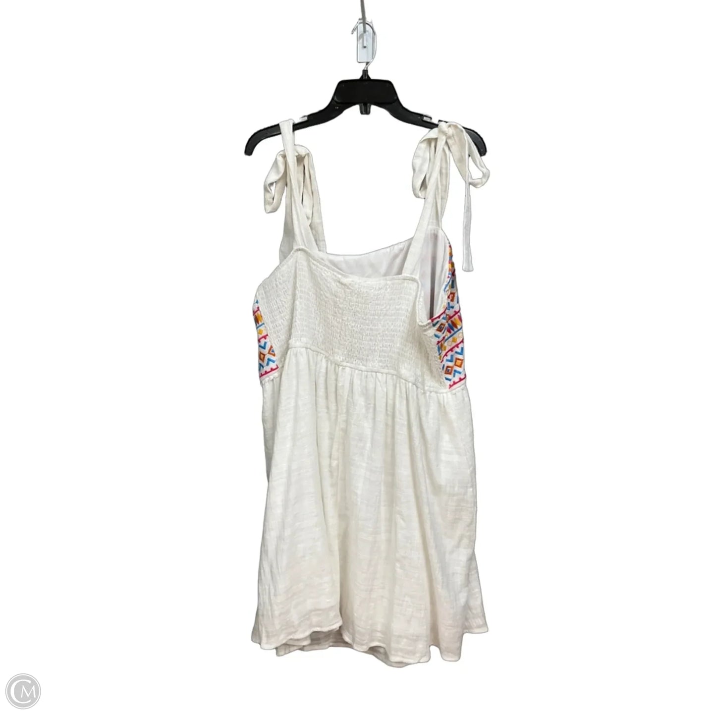 Dress Casual Short By Savanna Jane In White, Size: 3x