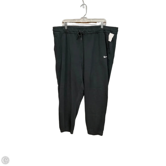Athletic Pants By Nike Apparel In Black, Size: 2x