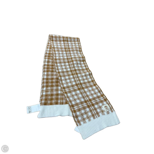 Scarf Winter By Timberland In Tan & White