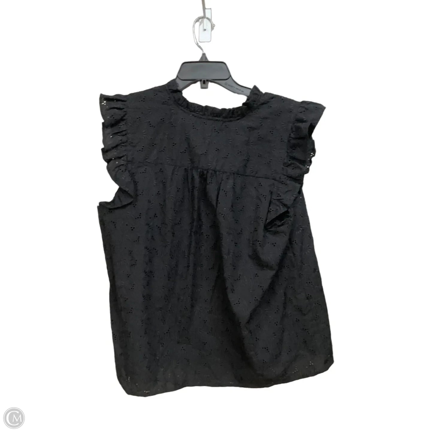 Top Sleeveless By Loft In Black, Size: Xl