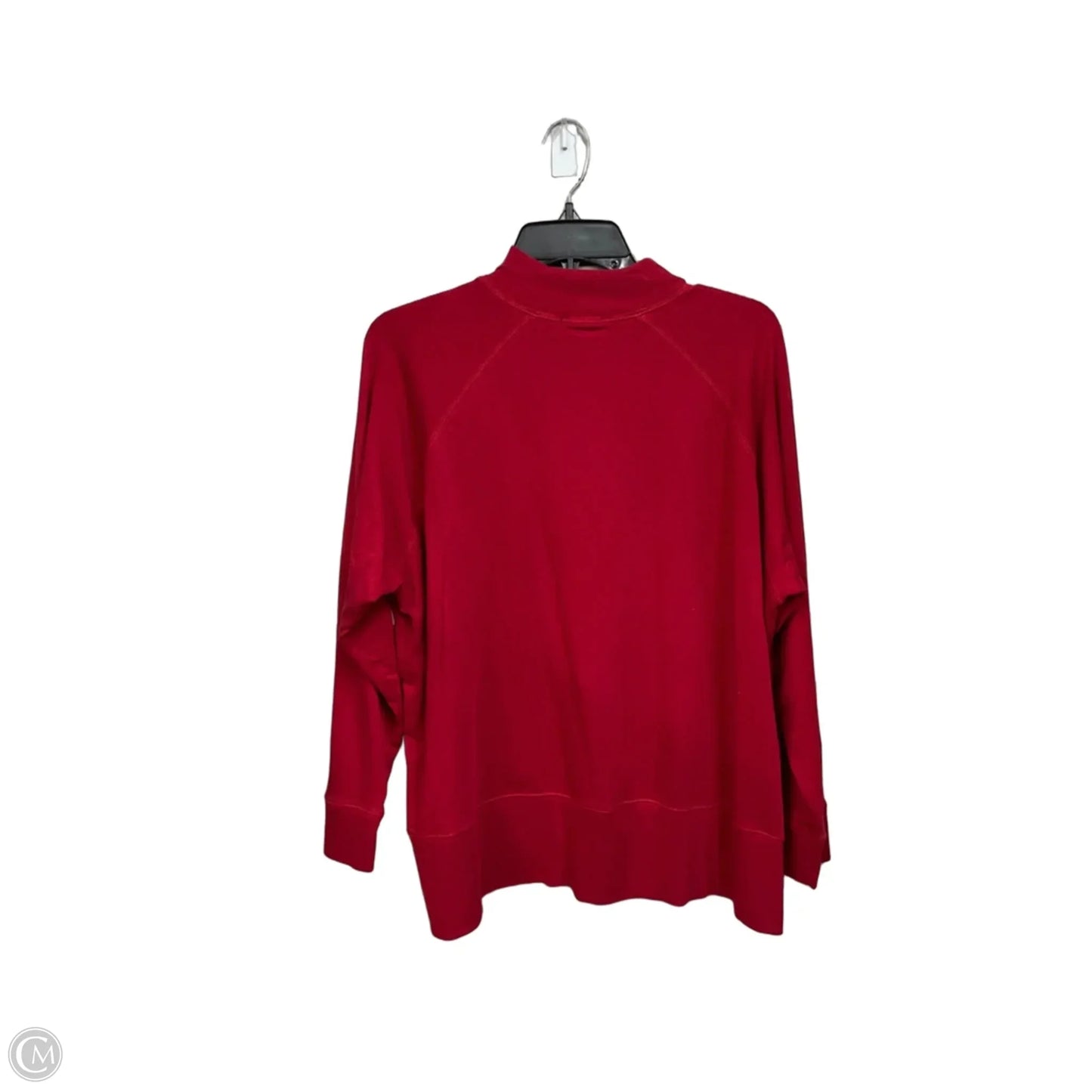 Top Long Sleeve By Eileen Fisher In Red, Size: L