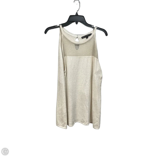 Top Sleeveless By White House Black Market In Gold, Size: Xl