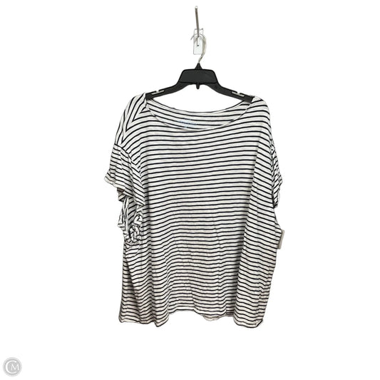 Top Short Sleeve By Vineyard Vines In Striped Pattern, Size: 3x