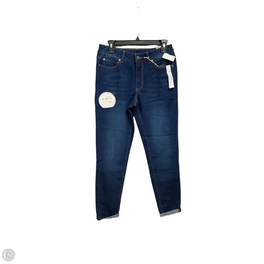 Jeans Skinny By Tahari In Blue Denim, Size: 8