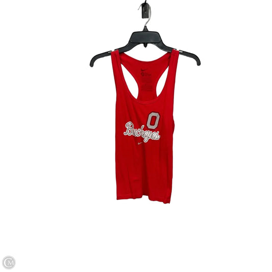 Athletic Tank Top By Nike Apparel In Red, Size: Xs