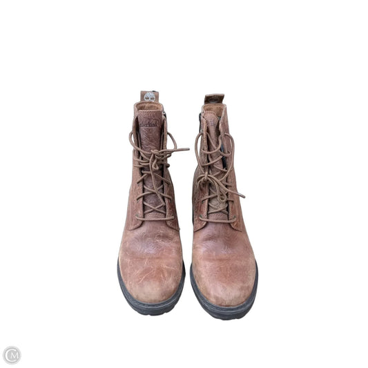 Boots Ankle Heels By Timberland In Brown, Size: 9