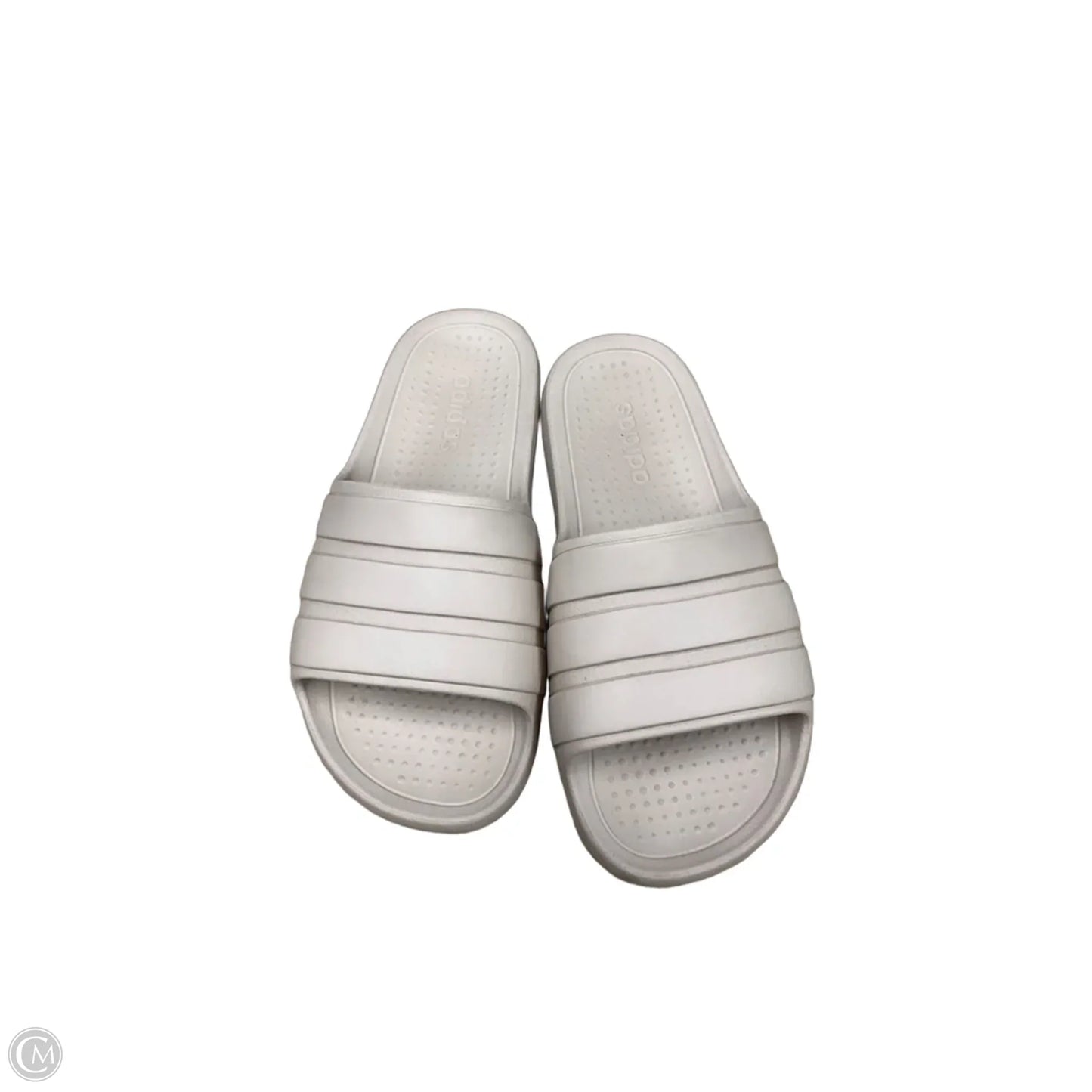 Sandals Flats By Adidas In Tan, Size: 7